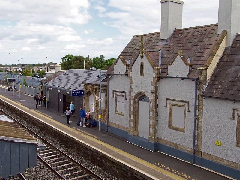 Eleven cars clamped at Newbridge Train Station