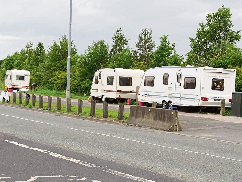 Caravans have left Naas