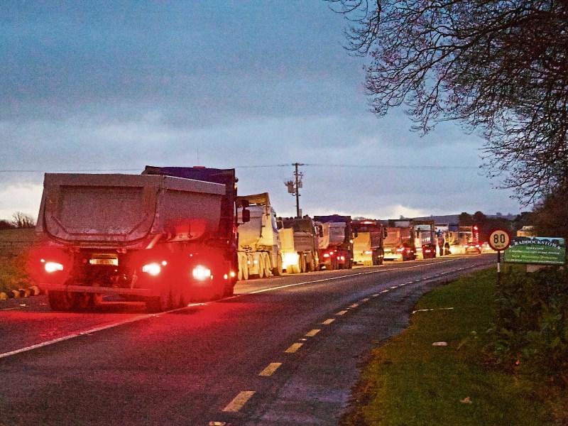 Lorries cause hazard on Blessington Road near Naas