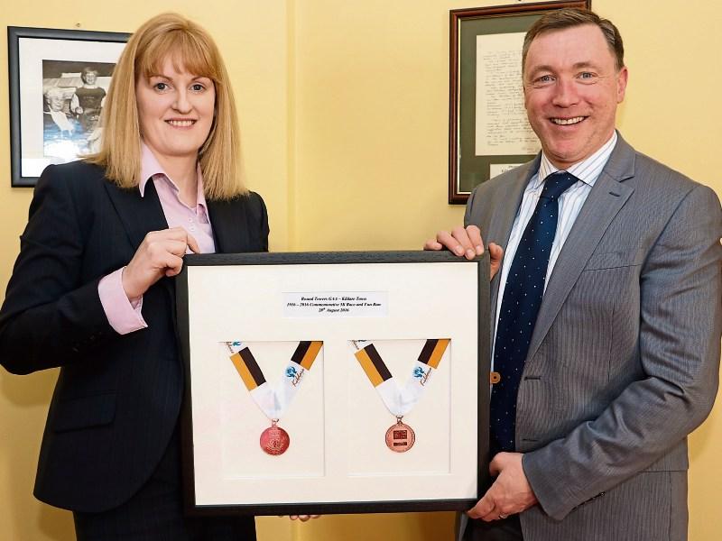 News in Pictures: Round Towers GAA present 1916 medal