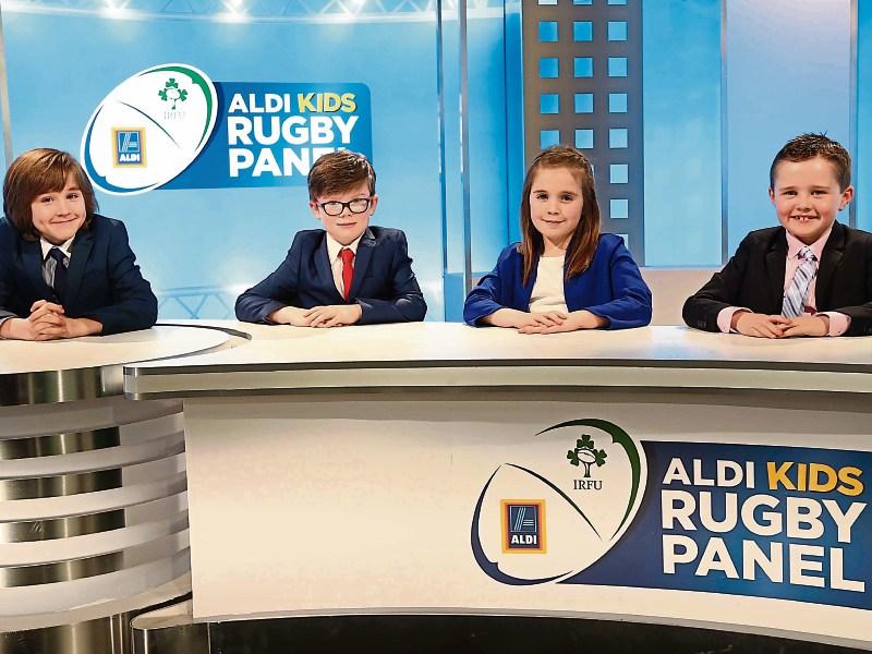Kildare girl Charlotte (9) talks the talk as Six Nations rugby pundit
