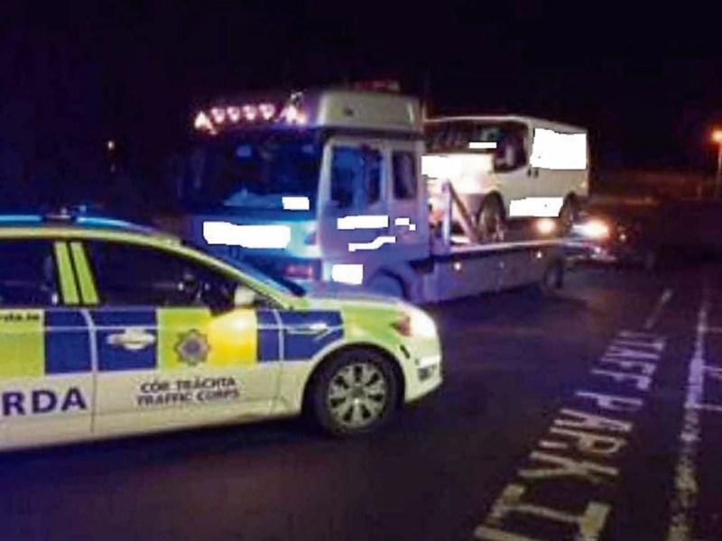 Kildare gardaí seize four vehicles at checkpoints