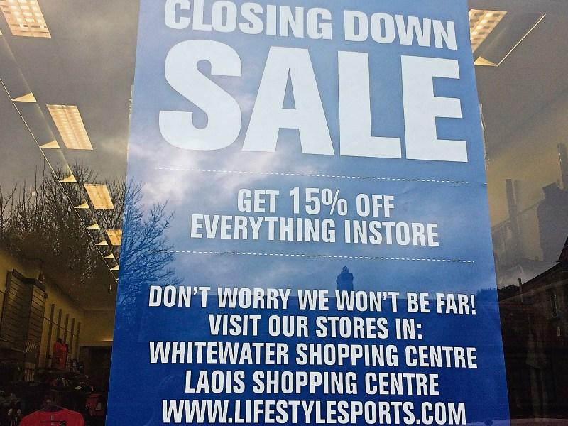 Naas sports shop closes tomorrow