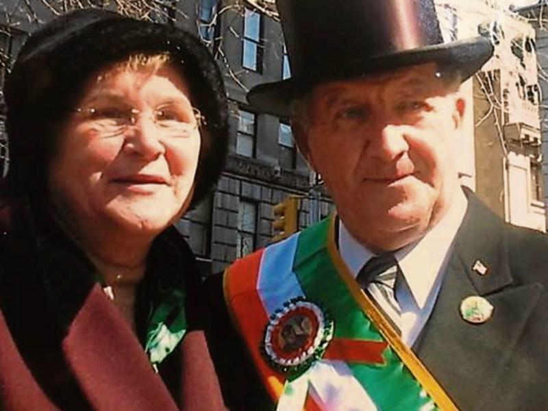 Bittersweet moment for Kildare widower who will start New York St Patrick's Parade