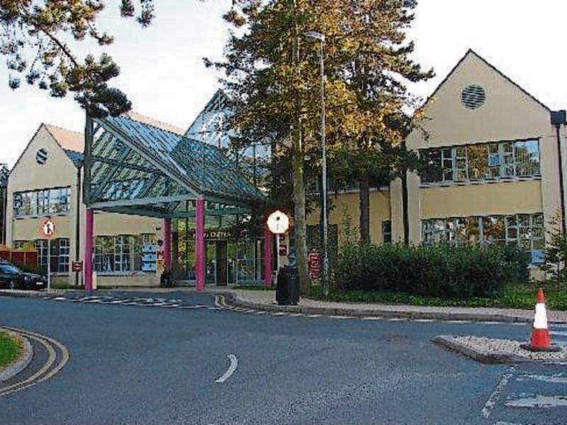 Reduced numbers on trollies at Naas Hospital today