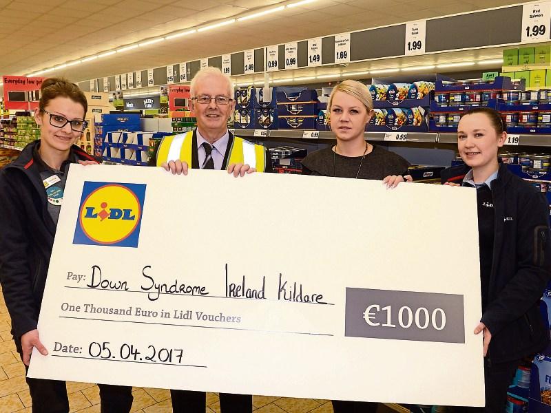 Lidl donates to Kildare charity