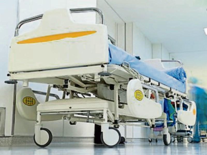 Today's trolley waits at Naas Hospital