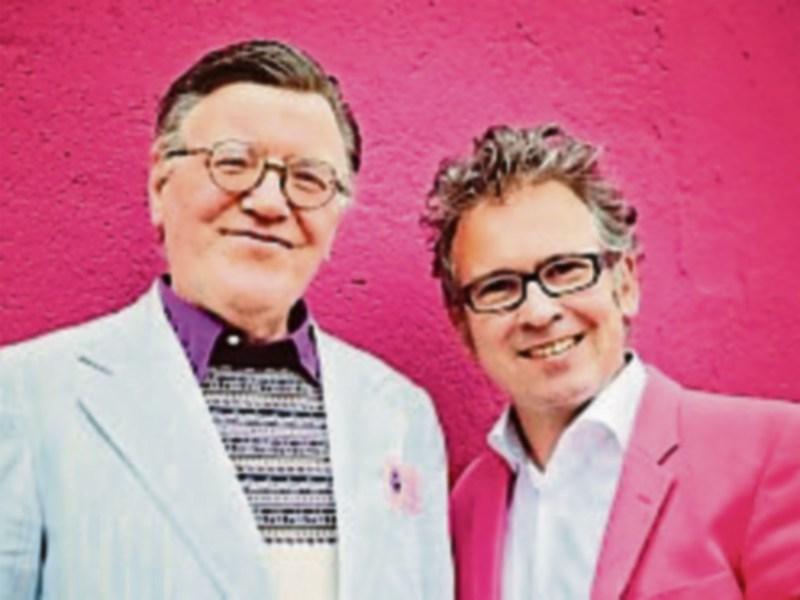 Songwriter Stevens and Saw Doctor Moran in Naas