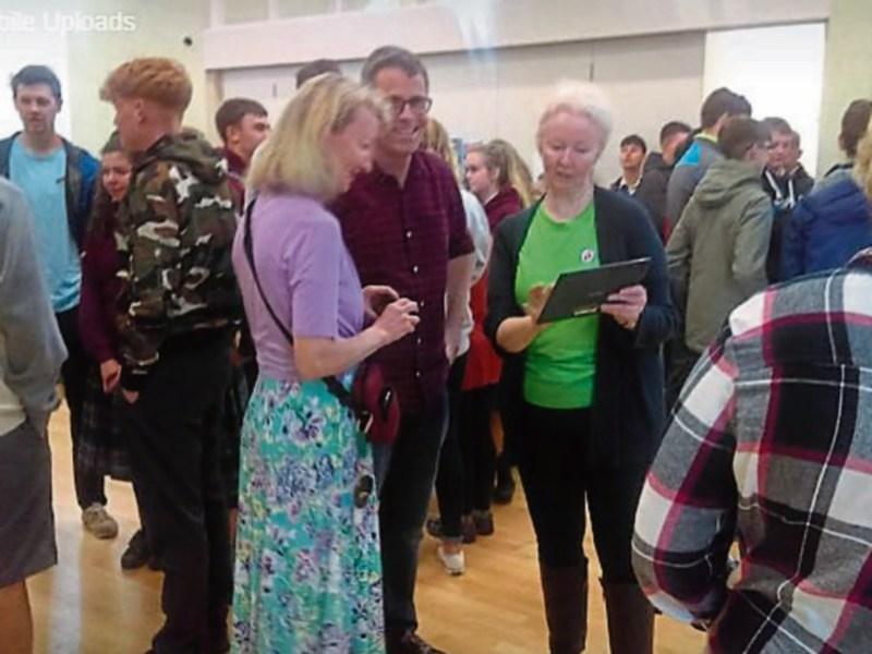 US visitors arrive in Rathangan for international project