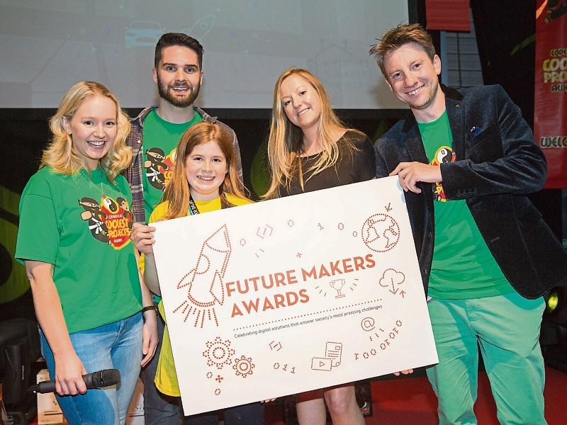 Dunlavin girl Amy Cunningham scoops coding award for Buzzy Hive Project