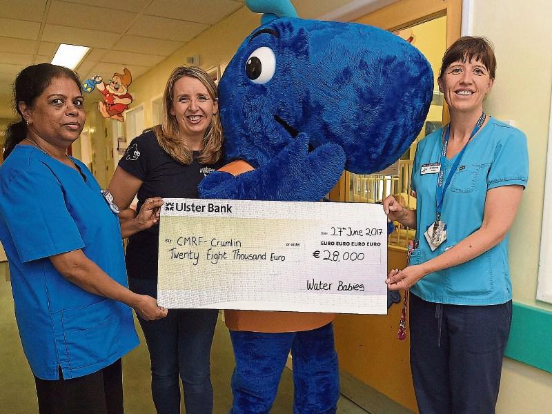 Kildare Water babies raise money for Our Lady's Children's Hospital in Crumlin