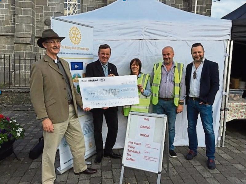 Newbridge Rotary Club supports local food bank