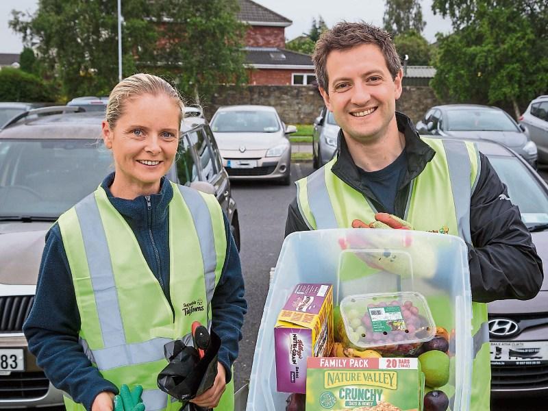 Kildare Kerry Group staff help Naas Tidy Towns to clean up park