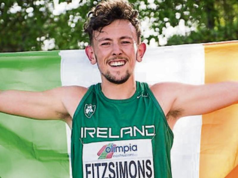 Kildare AC's John McCormack on his way to Poland for for Euro Indoor finals