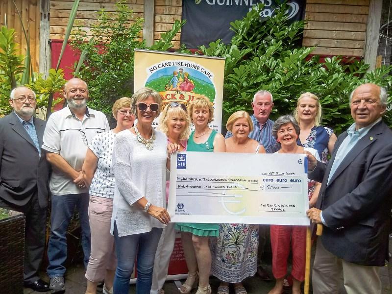 Kildare's cancer choir donates to Jack &Jill Foundation