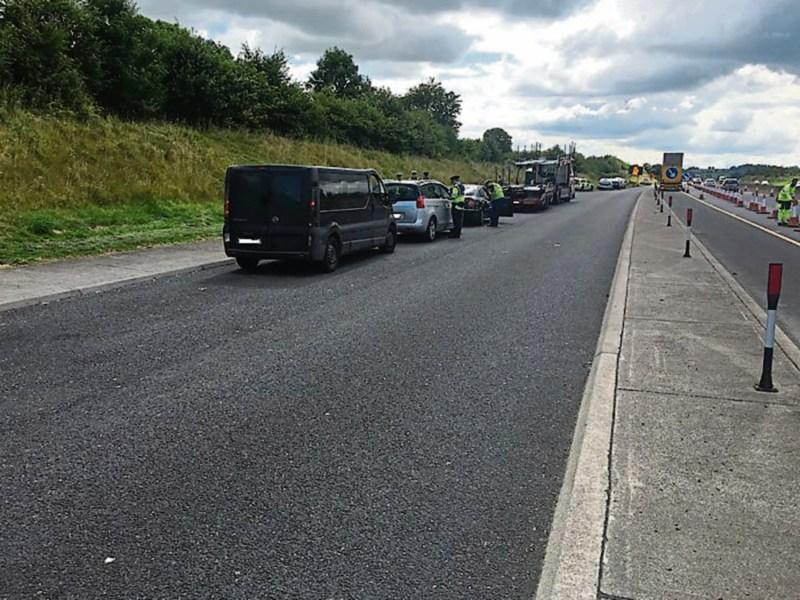 Kildare Traffic Corp conduct checkpoint on M7 motorway