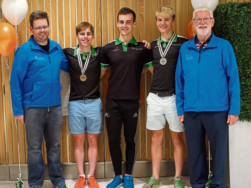 Athgarvan cycling star JB arrives home