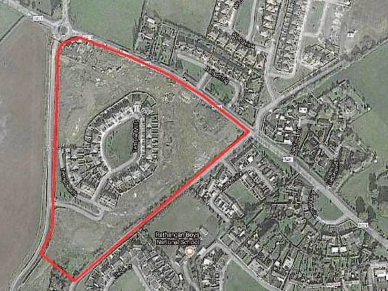 Rathangan site for sale with planning permission for 99 new houses