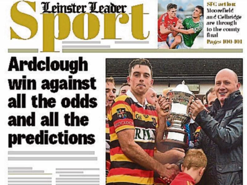 In this week's revamped, redesigned Leinster Leader Sport