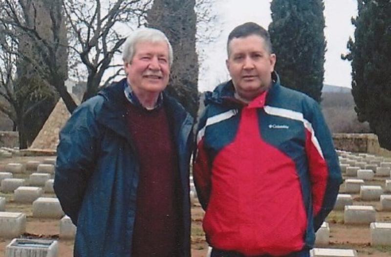 Naas man visits World War 1 relative's grave
