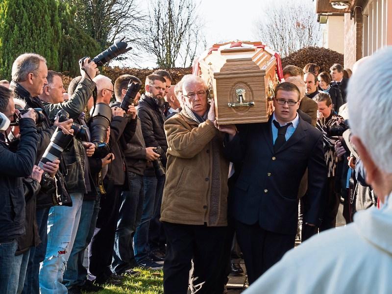 Kildare mourns as Adrian Melia, Leinster Leader sports photographer, laid to rest after battle with cancer