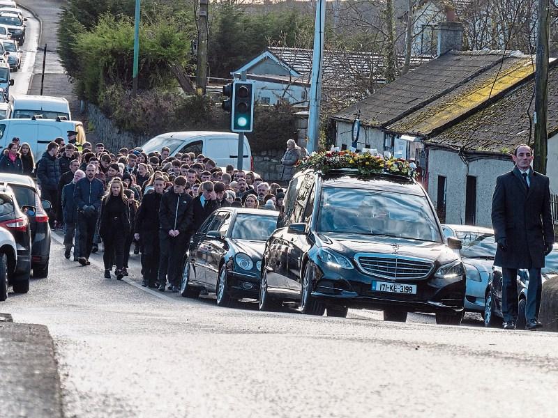 Dane Loakman of Sallins is remembered as he is laid to rest