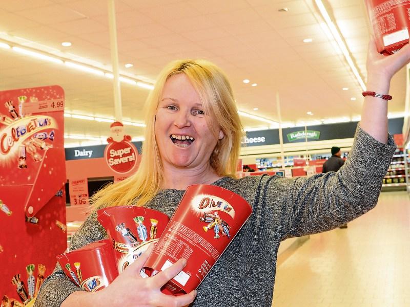 A happy Christmas for Kildare woman who won charity trolley dash