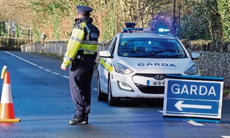 Emergency services at scene of crash near Carbury