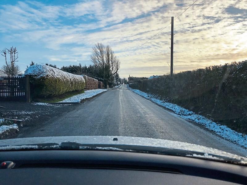 Extreme caution needed on Kildare's back roads, but main roads fine