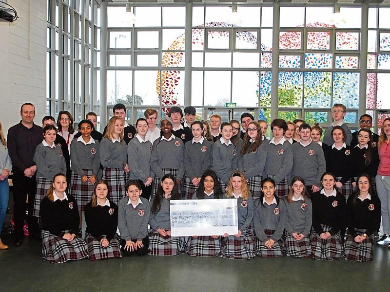 Kildare Town Community School raised over &euro;3k for charity
