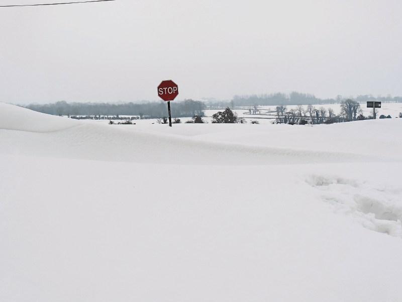 Residents on road from Millicent cross to Digby Bridge remain snowed in