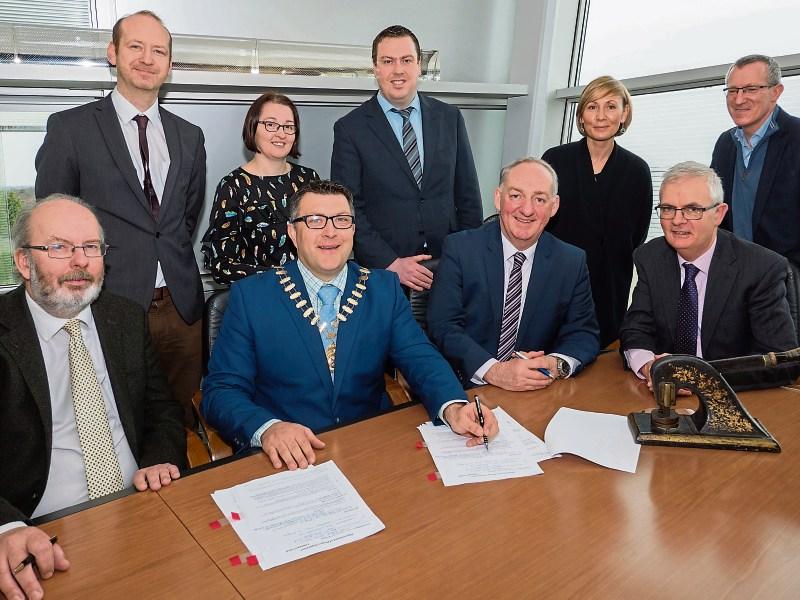 KCC signs contracts for 32 new social houses in Kildare town