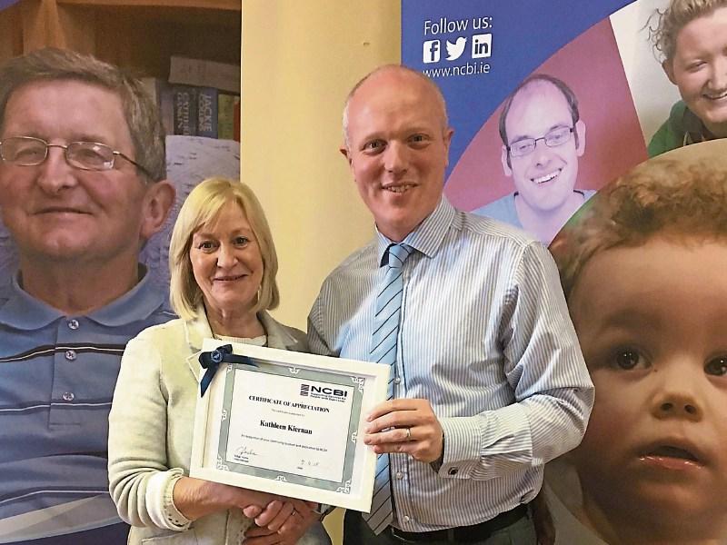 Kildare shop volunteers honoured by NCBI