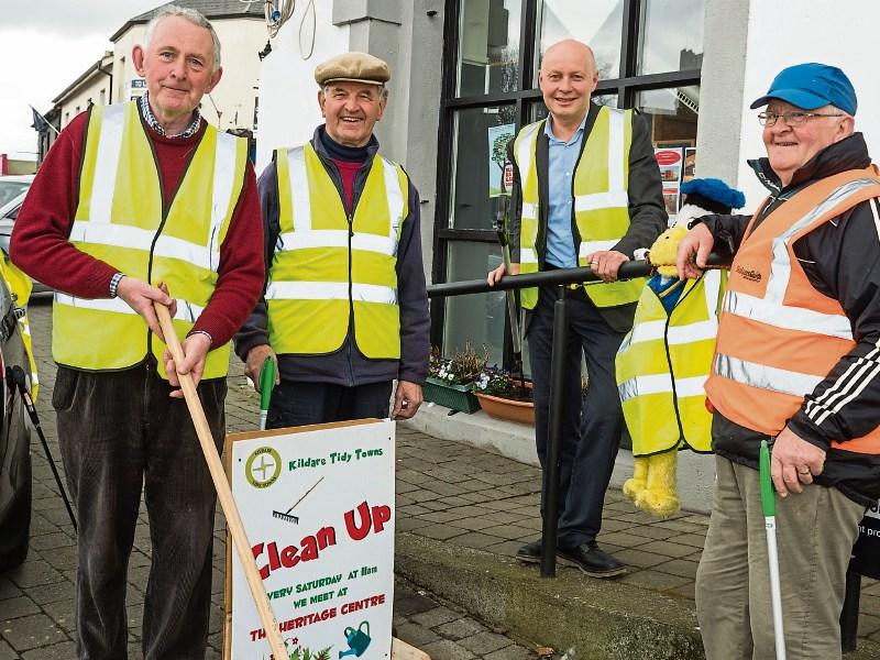 Great turnout for Kildare Town's spring clean up day