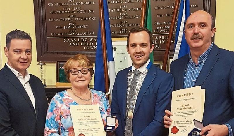 Naas duo honoured by German city for services to twinning