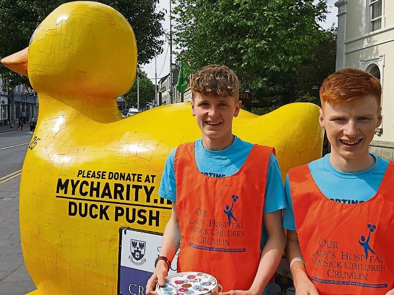 Kildare school's Duck Push for children's hospital