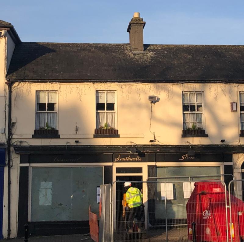 Works starts on converting part of former historic shop into betting office 
