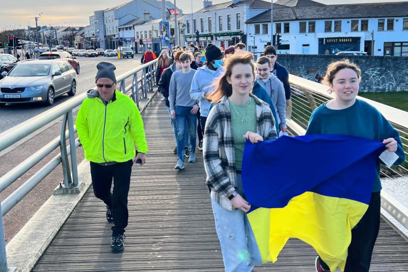 5k walk in Newbridge to raise awareness and funds for plight of people in Ukraine