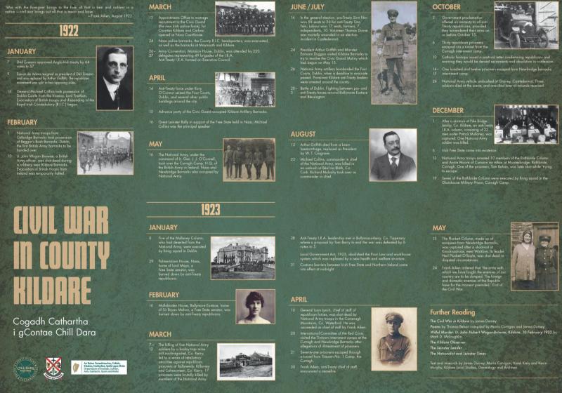 Kildare County Council unveils Irish Civil War timeline poster