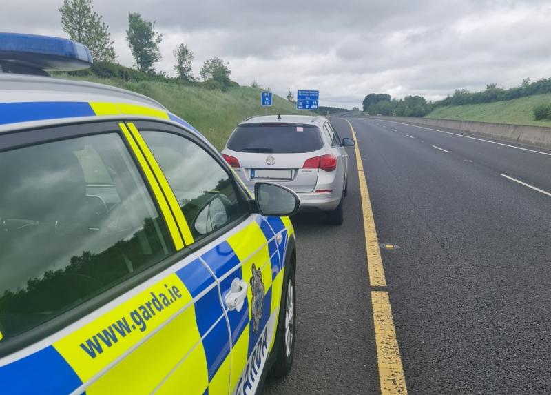 Kildare gardaí seize car travelling at 157kph in a 120kph zone on the M9