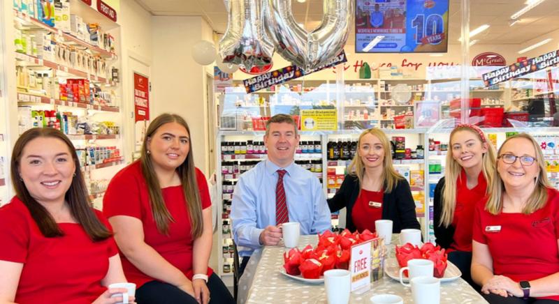 Pharmacy in Newbridge, County Kildare, celebrates its 10th anniversary