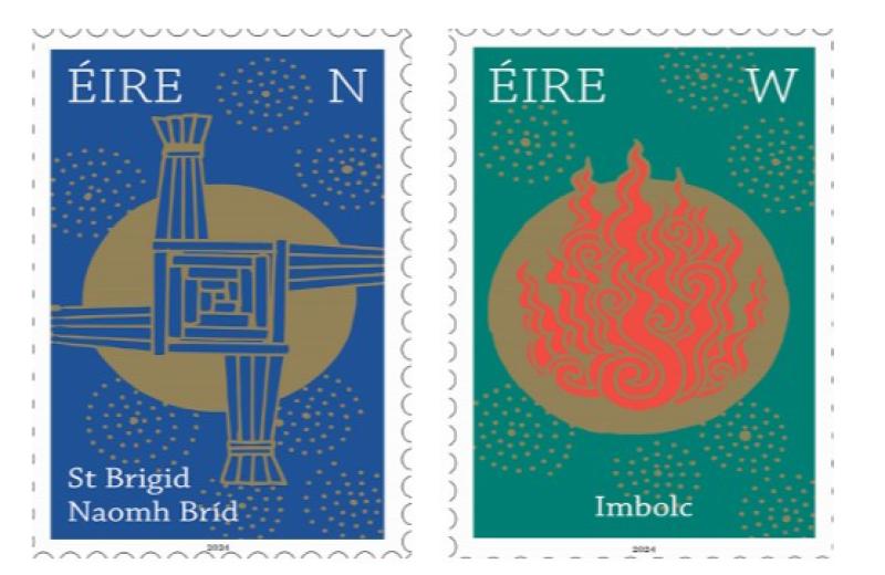 KILDARE: New stamps issued for St Brigid and Imbolc festival