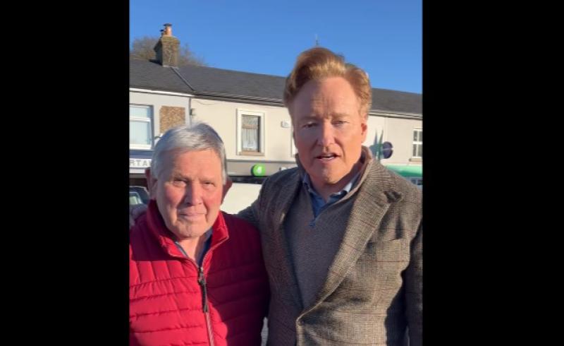 US talk show star Conan O'Brien visits Limerick to trace his roots