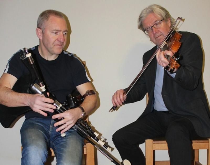 Kildare piper joins forces with Offaly fiddle player for "gem of an album" 