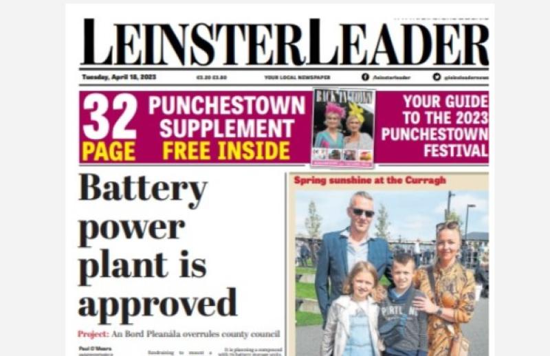 DON'T MISS: FREE 32-PAGE GUIDE TO PUNCHESTOWN FESTIVAL IN LEINSTER LEADER - OUT TOMORROW