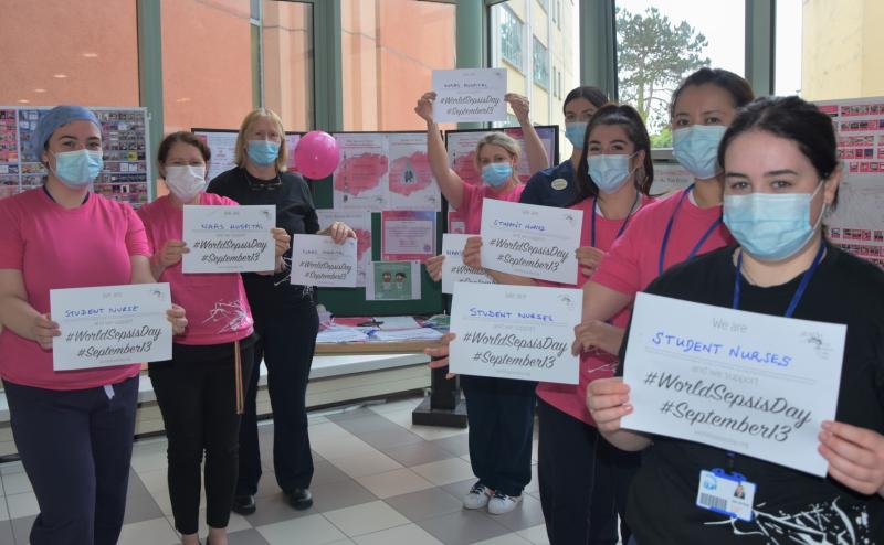 Know the signs: staff at Kildare hospital raise awareness of sepsis on World Sepsis Day 2022