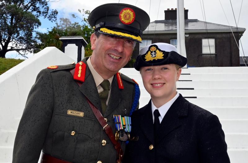 Young Kildare native is only woman to graduate as Navy cadet 