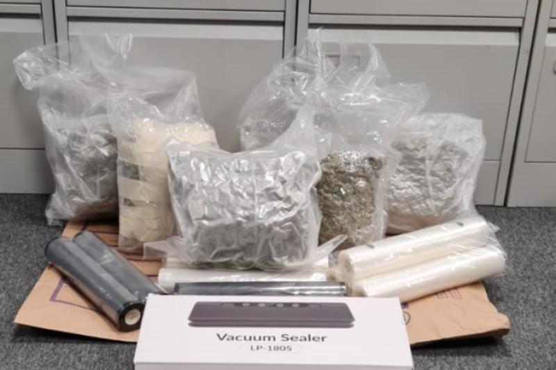Gardaí stop car near Kildare-Dublin border before uncovering major drugs haul
