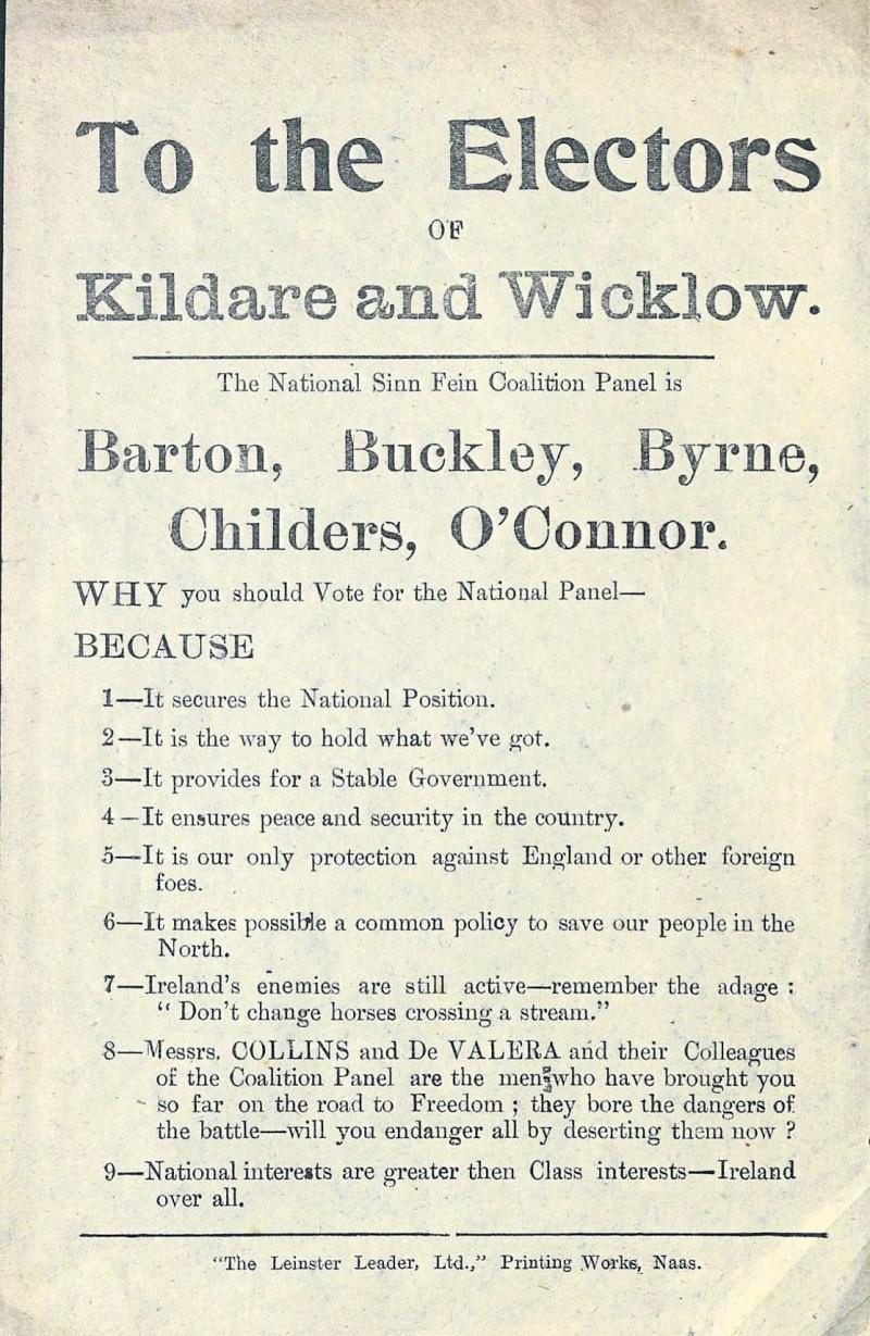 Kildare Local History: June &lsquo;22: The last chance for peace