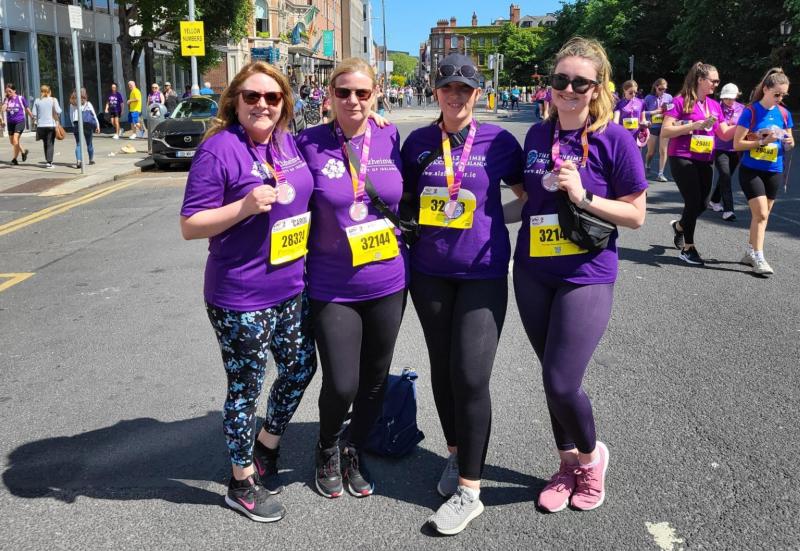 Team members from Specsavers Newbridge took part in the VHI Women’s Mini Marathon 